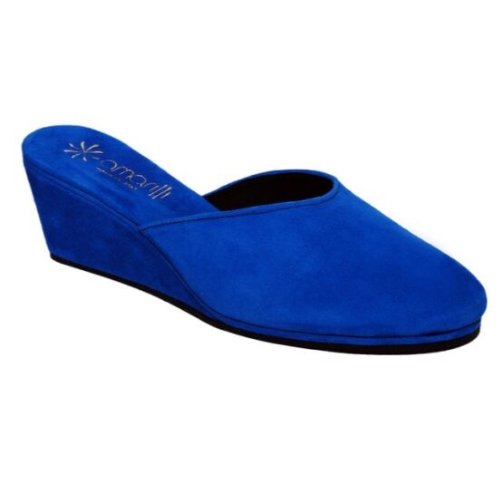 Pantofola da Donna Amarilli Beatrice Camoscino bluette