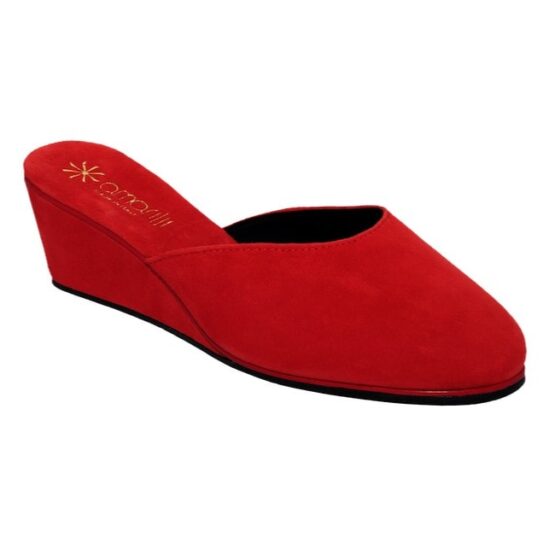 Pantofola da Donna Amarilli Beatrice Camoscino rosso