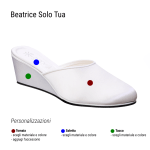 Beatrice Solo Tua - Pantofole da Personalizzare