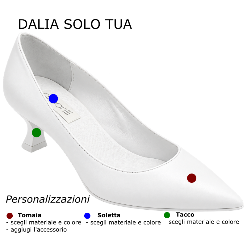 Amarilli scarpe da donna e da sposa da personalizzare Dalia solo tua